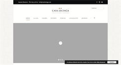 Desktop Screenshot of casaleciaga.com
