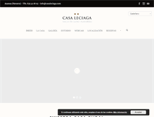 Tablet Screenshot of casaleciaga.com